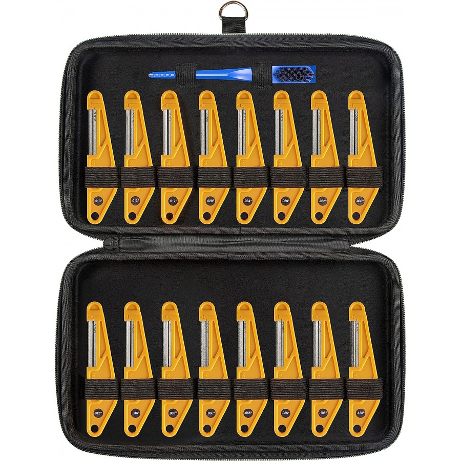 Music Nomad MN676 16 Pce. Diamond Coated Nut File Complete Shop Set