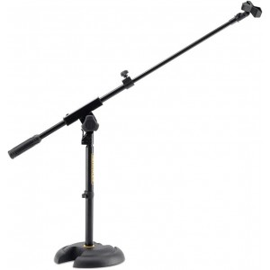 Hercules MS120B Low Profile H-Base Microphone Boom Stand