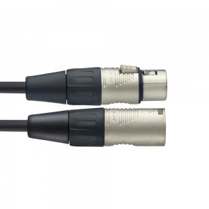 Stagg NMC6R 6m / 20 ft Premium XLR M/F Microphone Cable - Black