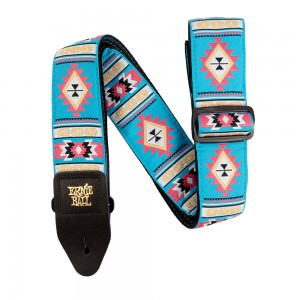 Ernie Ball Classic Jacquard Guitar Strap, Sedona Blue