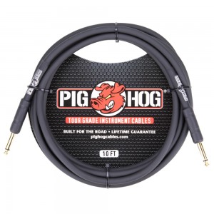 Pig Hog Instrument Cable 10ft, Jack - Jack