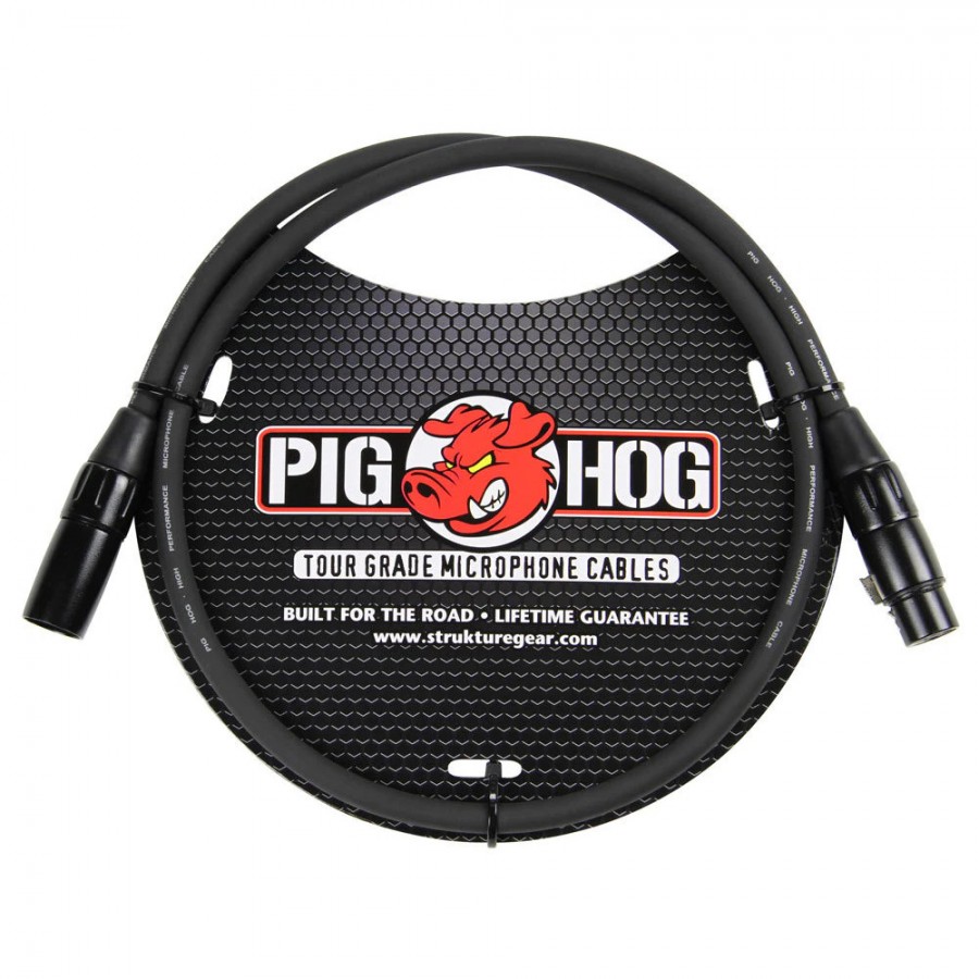 Pig Hog 8mm Mic Cable, 3ft XLR