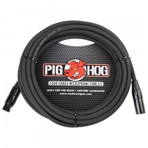 Pig Hog 8mm Mic Cable, 30ft XLR