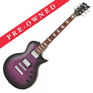 Pre-Owned ESP LTD EC-256FM See Thru Purple Sunburst