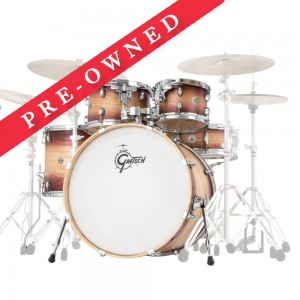 Pre-Owned Gretsch Catalina Ash Walnut Natural Burst 10/12/16/22 Shell Pack