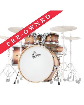 Pre-Owned Gretsch Catalina Ash Walnut Natural Burst 10/12/16/22 Shell Pack