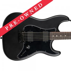 Pre-Owned Jet Guitars JS-400 MBKR Roasted Maple / Rosewood with Black Hardware - Matt Black