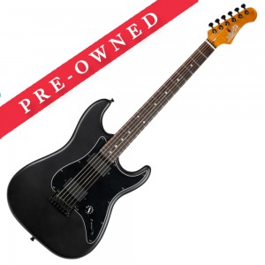 Pre-Owned Jet Guitars JS-400 MBKR Roasted Maple / Rosewood with Black Hardware - Matt Black