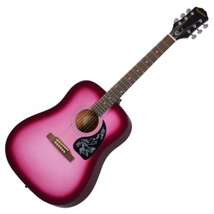 Epiphone Starling Acoustic Guitar Player Pack - Hot Pink Pearl