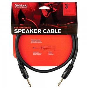 D'Addario Custom Series Speaker Cable, 3'