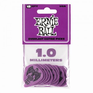 Ernie Ball Everlast 12 Pack Delrin Picks, 1.00mm