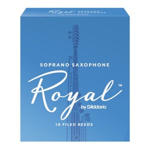 Royal by D'Addario Soprano Sax Reeds, Strength 2, 10-pack