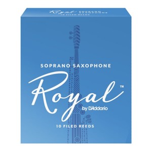 Royal by D'Addario Soprano Sax Reeds, Strength 2.5, 10-pack