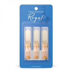 Royal by D'Addario Tenor Sax Reeds, Strength 2.5, 3-pack