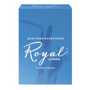 Royal by D'Addario Baritone Sax Reeds, Strength 2.5, 10-pack