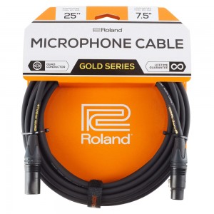 Roland Gold Series 25ft / 7.5m Quad Microphone Cable