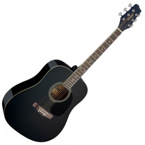 Stagg SA20D1/2 - 1/2 Size Dreadnought Acoustic Guitar - Black