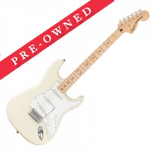 Pre-Owned Squier Affinity Series Stratocaster, Maple Fingerboard - Olympic White