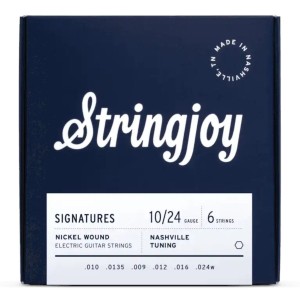 Stringjoy Signatures Nashville Tuning (10-24) Nickel Wound Electric Guitar Strings