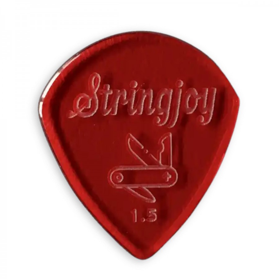 Stringjoy 1.5mm Pocketknife Acrylic Picks - 2 pack