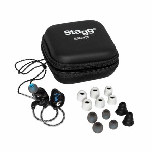 Stagg SPM-435 BK Quad Driver Professional In-Ear Monitors - Black