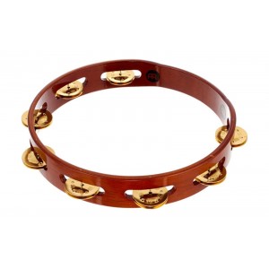 Meinl TA1B-AB Tambourine, Brass Jingles - African Brown Meinl TA1B-AB Tambourine, Brass Jingles - African Brown