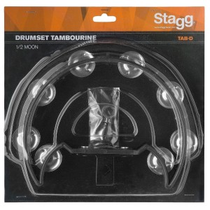 Stagg Half Moon Drumset Tambourine Mountable