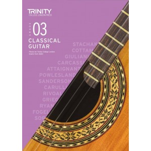 Trinity Guitar Exam Pieces from 2020 - Grade 3