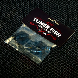 Tuner Fish Lug Locks Black 8 Pack