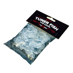 Tuner Fish Lug Locks Clear 24 Pack