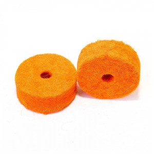 Tuner Fish Cymbal Felts Orange - 10 Pack