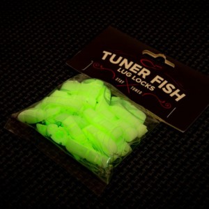 Tuner Fish Lug Locks Glow In The Dark 24 Pack