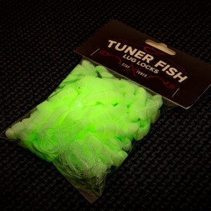 Tuner Fish Lug Locks Glow In The Dark 50 Pack