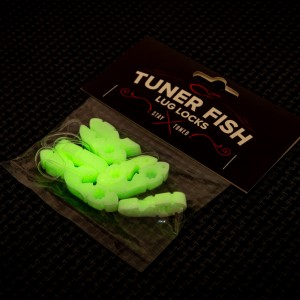 Tuner Fish Lug Locks Glow In The Dark 8 Pack