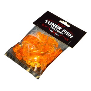 Tuner Fish Lug Locks Orange 24 Pack