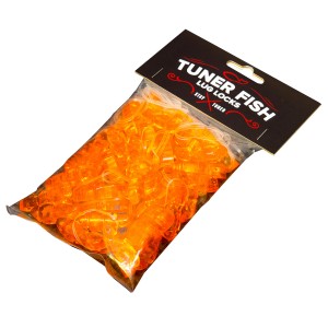 Tuner Fish Lug Locks Orange 50 Pack