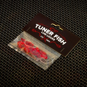 Tuner Fish Lug Locks Red 4 Pack