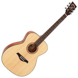 Vintage Performer Series Acoustic Orchestra OM Guitar - Natural Gloss Vintage Performer Series Acoustic Orchestra OM Guitar - Natural Gloss