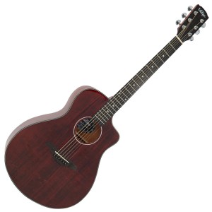 Vintage Pacific Coast Series Acoustic Guitar - Claret Red Vintage Pacific Coast Series Acoustic Guitar - Claret Red