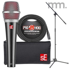 sE Electronics V7 Microphone Promo Pack with Cable and Stand