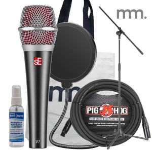 sE Electronics V7 Dynamic Mic Complete Promo Pack
