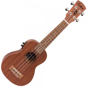 Laka Mahogany Series Electro-Acoustic Ukulele & Carry Bag ~ VUS10EA ~ Soprano 