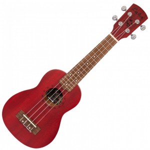 Laka VUS5RD Soprano Ukulele - Red