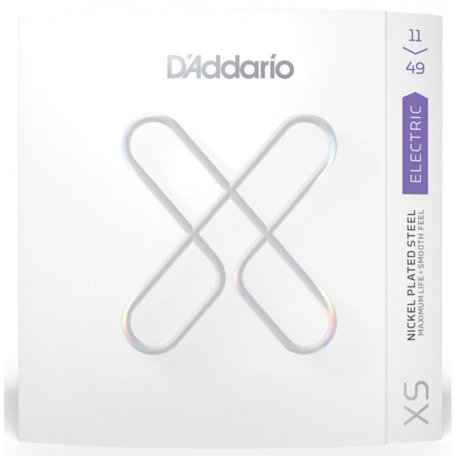 D'addario 11-49 Medium, XS Nickel Coated Electric Guitar Strings