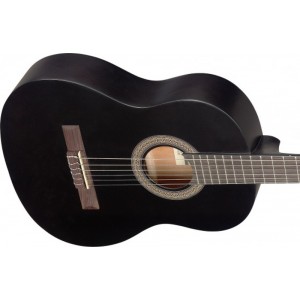 Stagg C430M Linden 3/4 Size Classical Guitar, Black