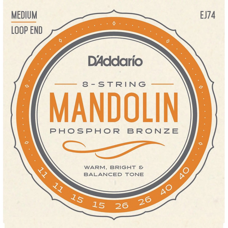 D'Addario EJ74 Phosphor Bronze Mandolin Strings
