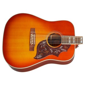 Epiphone Inspired By Gibson Hummingbird Masterbilt 12-string - Aged Cherry Sunburst Gloss