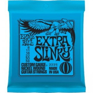 Ernie Ball 2225 Extra Slinky Electric Strings (.008-.038)