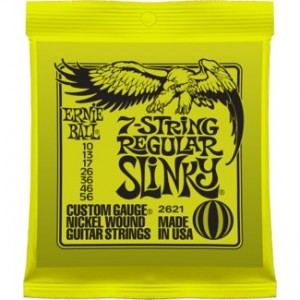 Ernie Ball 7 String Regular Slinky Electric Strings (.010-.056)