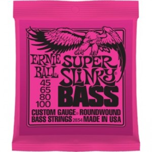 Ernie Ball 2834 Super Slinky Light To Medium Bass Strings (.045-100)